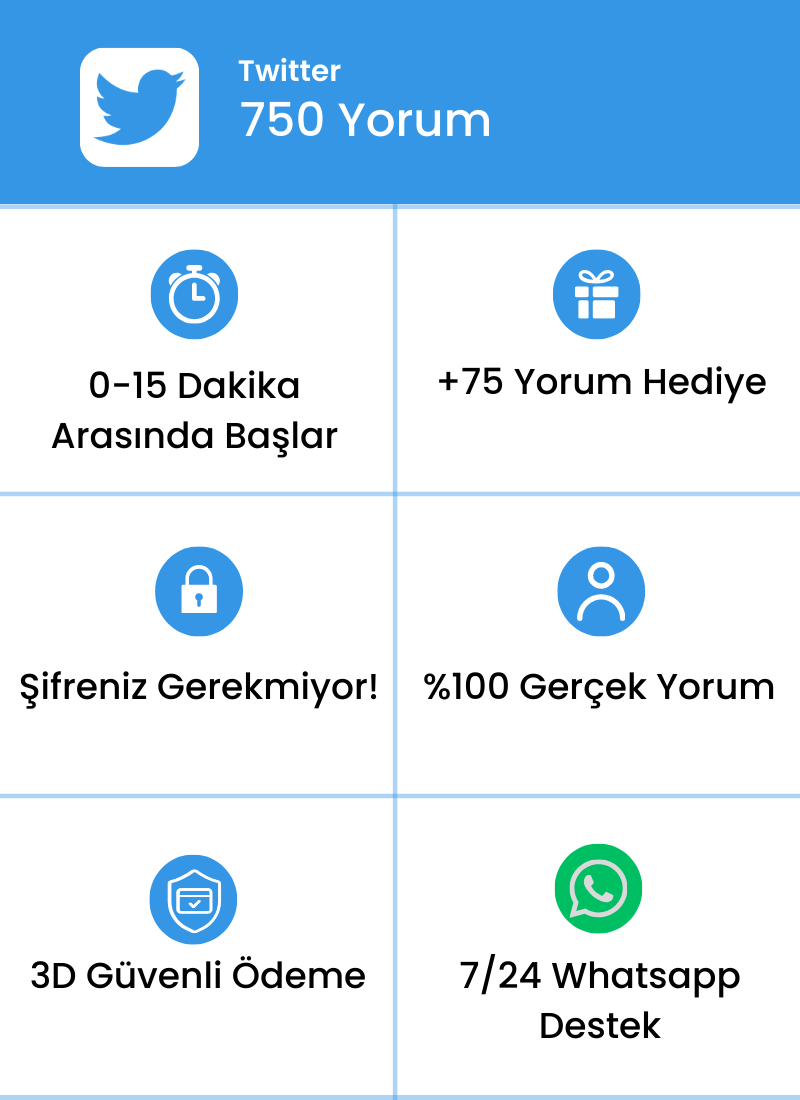 Twitter 750 Yorum